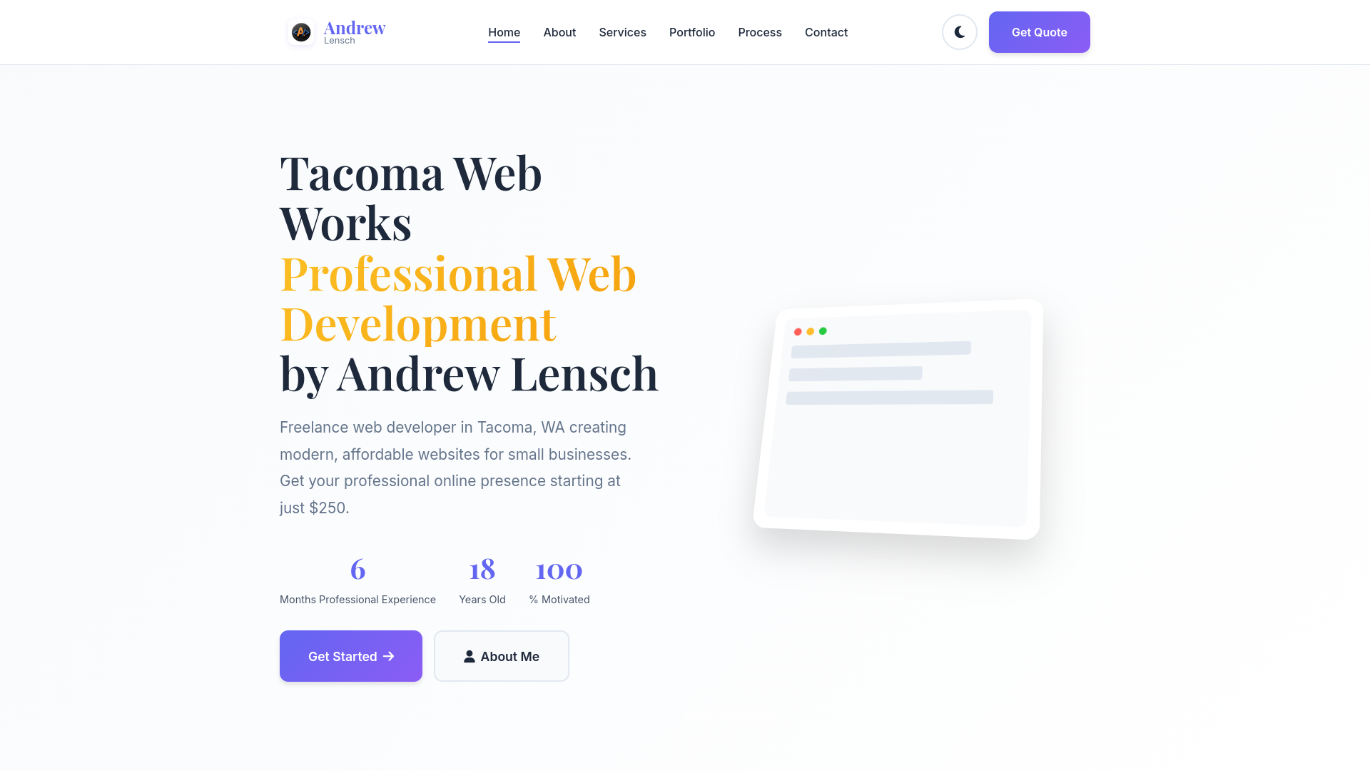 Tacoma Web Works Screenshot